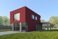 Plain03 - moderní rodinný dům s plochou střechou